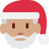 Santa Claus: medium skin tone 🎅🏽 Discord emoji — free static PNG download