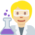 scientist: medium-light skin tone 🧑🏼‍🔬 Discord emoji - free download