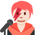 singer: light skin tone 🧑🏻‍🎤 Discord emoji — free static PNG download