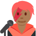 singer: medium-dark skin tone 🧑🏾‍🎤 Discord emoji — free static PNG download