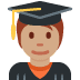 student: medium skin tone 🧑🏽‍🎓 Discord emoji — free static PNG download