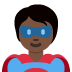 superhero: dark skin tone 🦸🏿 Discord emoji — free static PNG download