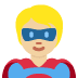 superhero: medium-light skin tone 🦸🏼 Discord emoji — free static PNG download