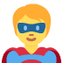 superhero 🦸 Discord emoji — free static PNG download