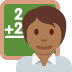 teacher: medium-dark skin tone 🧑🏾‍🏫 Discord emoji — free static PNG download