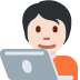 technologist: light skin tone 🧑🏻‍💻 Discord emoji — free static PNG download