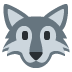 wolf 🐺 Discord emoji — free static PNG download