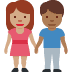 woman and man holding hands: medium skin tone, medium-dark skin tone 👩🏽‍🤝‍👨🏾 Discord emoji — free static PNG download