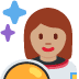 woman astronaut: medium skin tone 👩🏽‍🚀 Discord emoji — free static PNG download