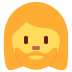 woman: beard 🧔‍♀️ Discord emoji — free static PNG download