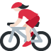 woman biking: light skin tone 🚴🏻‍♀️ Discord emoji — free static PNG download