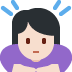 woman bowing: light skin tone 🙇🏻‍♀️ Discord emoji — free static PNG download