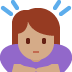 woman bowing: medium skin tone 🙇🏽‍♀️ Discord emoji — free static PNG download