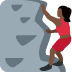 woman climbing: dark skin tone 🧗🏿‍♀️ Discord emoji — free static PNG download