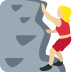 woman climbing: medium-light skin tone 🧗🏼‍♀️ Discord emoji — free static PNG download