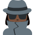 woman detective: dark skin tone 🕵🏿‍♀️ Discord emoji — free static PNG download