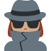 woman detective: medium skin tone 🕵🏽‍♀️ Discord emoji — free static PNG download