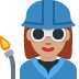 woman factory worker: medium skin tone 👩🏽‍🏭 Discord emoji — free static PNG download