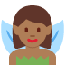 woman fairy: medium-dark skin tone 🧚🏾‍♀️ Discord emoji — free static PNG download