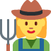 woman farmer 👩‍🌾 Discord emoji - free download