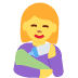 woman feeding baby 👩‍🍼 Discord emoji — free static PNG download
