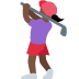 woman golfing: dark skin tone 🏌🏿‍♀️ Discord emoji — free static PNG download