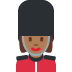woman guard: medium-dark skin tone 💂🏾‍♀️ Discord emoji — free static PNG download