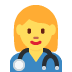 woman health worker 👩‍⚕️ Discord emoji — free static PNG download