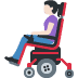 woman in motorized wheelchair: light skin tone 👩🏻‍🦼 Discord emoji — free static PNG download