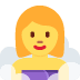 woman in steamy room 🧖‍♀️ Discord emoji — free static PNG download