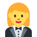 woman in tuxedo 🤵‍♀️ Discord emoji — free static PNG download
