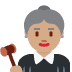 woman judge: medium skin tone 👩🏽‍⚖️ Discord emoji - free download