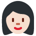 woman: light skin tone 👩🏻 Discord emoji — free static PNG download