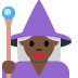 woman mage: dark skin tone 🧙🏿‍♀️ Discord emoji — free static PNG download