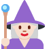 woman mage: light skin tone 🧙🏻‍♀️ Discord emoji — free static PNG download