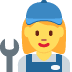 woman mechanic 👩‍🔧 Discord emoji - free download