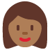 woman: medium-dark skin tone 👩🏾 Discord emoji — free static PNG download