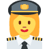 woman pilot 👩‍✈️ Discord emoji — free static PNG download