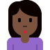 woman pouting: dark skin tone 🙎🏿‍♀️ Discord emoji — free static PNG download