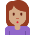 woman pouting: medium skin tone 🙎🏽‍♀️ Discord emoji — free static PNG download
