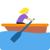 woman rowing boat: medium-light skin tone 🚣🏼‍♀️ Discord emoji — free static PNG download