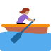 woman rowing boat: medium skin tone 🚣🏽‍♀️ Discord emoji — free static PNG download