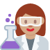 woman scientist: medium skin tone 👩🏽‍🔬 Discord emoji — free static PNG download