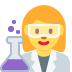 woman scientist 👩‍🔬 Discord emoji — free static PNG download