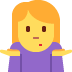 woman shrugging 🤷‍♀️ Discord emoji — free static PNG download