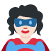 woman superhero: light skin tone 🦸🏻‍♀️ Discord emoji — free static PNG download