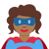 woman superhero: medium-dark skin tone 🦸🏾‍♀️ Discord emoji — free static PNG download