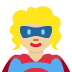 woman superhero: medium-light skin tone 🦸🏼‍♀️ Discord emoji — free static PNG download