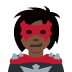 woman supervillain: dark skin tone 🦹🏿‍♀️ Discord emoji — free static PNG download