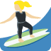 woman surfing: medium-light skin tone 🏄🏼‍♀️ Discord emoji — free static PNG download